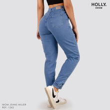 Cargar imagen en el visor de la galería, MOM JEANS TIRO ALTO MUJER 1262
