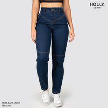 Cargar imagen en el visor de la galería, MOM JEANS TIRO ALTO MUJER 1304
