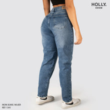 Cargar imagen en el visor de la galería, MOM JEANS TIRO ALTO MUJER 1341
