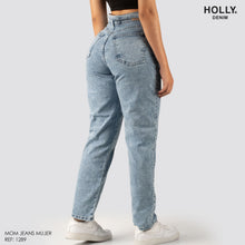 Cargar imagen en el visor de la galería, MOM JEANS TIRO ALTO MUJER 1289
