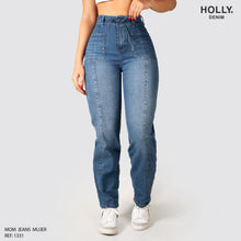 Cargar imagen en el visor de la galería, MOM JEANS TIRO ALTO MUJER 1331
