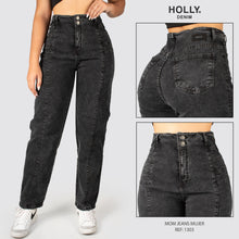 Cargar imagen en el visor de la galería, MOM JEANS TIRO ALTO MUJER 1303
