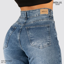 Cargar imagen en el visor de la galería, MOM JEANS TIRO ALTO MUJER 1341
