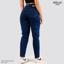 Cargar imagen en el visor de la galería, MOM JEANS TIRO ALTO MUJER 1278
