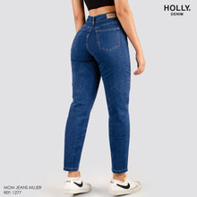 Cargar imagen en el visor de la galería, MOM JEANS TIRO ALTO MUJER 1277
