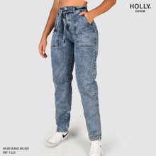 Cargar imagen en el visor de la galería, MOM JEANS TIRO ALTO MUJER 1323
