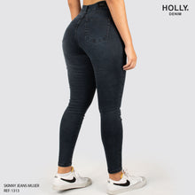 Cargar imagen en el visor de la galería, JEANS SKINNY TIRO ALTO MUJER 1313
