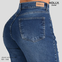 Cargar imagen en el visor de la galería, MOM JEANS TIRO ALTO MUJER 1308
