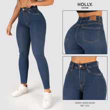 Cargar imagen en el visor de la galería, JEANS SKINNY TIRO ALTO MUJER 1333
