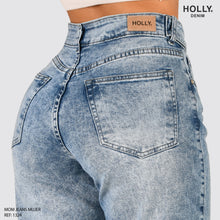 Cargar imagen en el visor de la galería, MOM JEANS TIRO ALTO MUJER 1324
