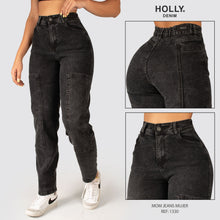 Cargar imagen en el visor de la galería, MOM JEANS TIRO ALTO MUJER 1330
