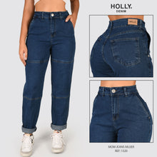 Cargar imagen en el visor de la galería, MOM JEANS TIRO ALTO MUJER 1320
