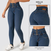 Cargar imagen en el visor de la galería, JEANS SKINNY TIRO ALTO MUJER 1336
