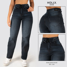 Cargar imagen en el visor de la galería, MOM JEANS TIRO ALTO MUJER 1338
