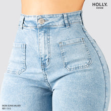 Cargar imagen en el visor de la galería, MOM JEANS TIRO ALTO MUJER 1312
