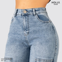 Cargar imagen en el visor de la galería, MOM JEANS TIRO ALTO MUJER 1337
