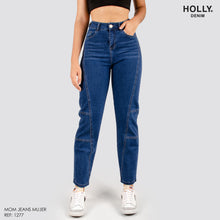 Cargar imagen en el visor de la galería, MOM JEANS TIRO ALTO MUJER 1277
