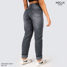 Cargar imagen en el visor de la galería, MOM JEANS TIRO ALTO MUJER 1342
