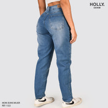 Cargar imagen en el visor de la galería, MOM JEANS TIRO ALTO MUJER 1322
