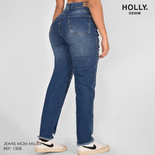 Cargar imagen en el visor de la galería, MOM JEANS TIRO ALTO MUJER 1308
