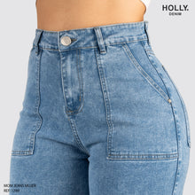 Cargar imagen en el visor de la galería, MOM JEANS TIRO ALTO MUJER 1299

