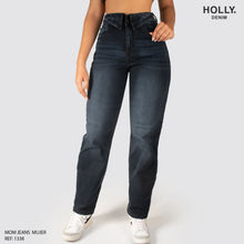 Cargar imagen en el visor de la galería, MOM JEANS TIRO ALTO MUJER 1338
