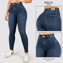 Cargar imagen en el visor de la galería, JEANS SKINNY TIRO ALTO MUJER 1317
