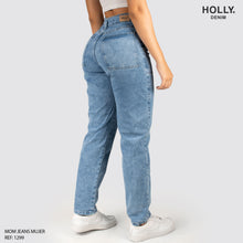 Cargar imagen en el visor de la galería, MOM JEANS TIRO ALTO MUJER 1299
