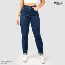 Cargar imagen en el visor de la galería, MOM JEANS TIRO ALTO MUJER 1302
