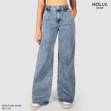 Cargar imagen en el visor de la galería, JEAN MOM FLARE TIRO ALTO 1327
