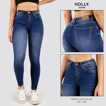 Cargar imagen en el visor de la galería, JEANS SKINNY TIRO ALTO MUJER 1283
