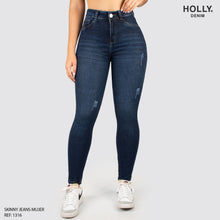 Cargar imagen en el visor de la galería, JEANS SKINNY TIRO ALTO MUJER 1316
