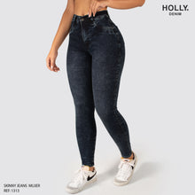Cargar imagen en el visor de la galería, JEANS SKINNY TIRO ALTO MUJER 1313
