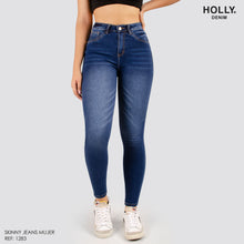 Cargar imagen en el visor de la galería, JEANS SKINNY TIRO ALTO MUJER 1283
