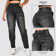 Cargar imagen en el visor de la galería, MOM JEANS TIRO ALTO MUJER 1309
