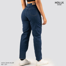 Cargar imagen en el visor de la galería, MOM JEANS TIRO ALTO MUJER 1297
