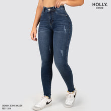 Cargar imagen en el visor de la galería, JEANS SKINNY TIRO ALTO MUJER 1314
