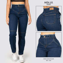 Cargar imagen en el visor de la galería, MOM JEANS TIRO ALTO MUJER 1304

