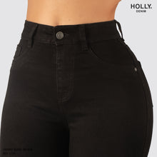 Cargar imagen en el visor de la galería, JEANS SKINNY NEGRO TIRO ALTO MUJER 1176
