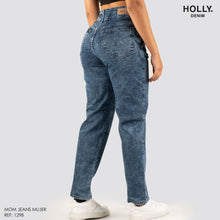 Cargar imagen en el visor de la galería, MOM JEANS TIRO ALTO MUJER 1298
