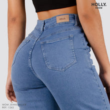 Cargar imagen en el visor de la galería, MOM JEANS TIRO ALTO MUJER 1262
