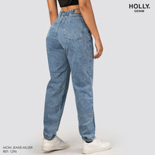 Cargar imagen en el visor de la galería, MOM JEANS TIRO ALTO MUJER 1296
