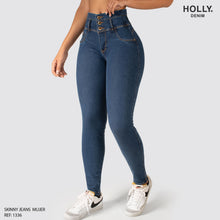 Cargar imagen en el visor de la galería, JEANS SKINNY TIRO ALTO MUJER 1336
