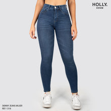 Cargar imagen en el visor de la galería, JEANS SKINNY TIRO ALTO MUJER 1318
