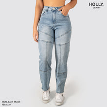 Cargar imagen en el visor de la galería, MOM JEANS TIRO ALTO MUJER 1339
