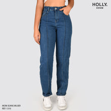 Cargar imagen en el visor de la galería, MOM JEANS TIRO ALTO MUJER 1310
