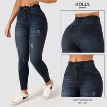 Cargar imagen en el visor de la galería, JEANS SKINNY TIRO ALTO MUJER 1334
