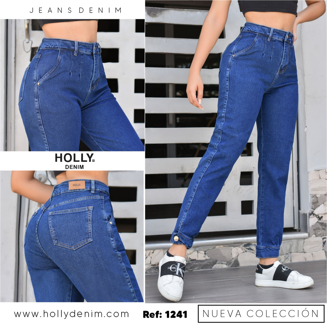 MOM JEANS TIRO ALTO MUJER 1241